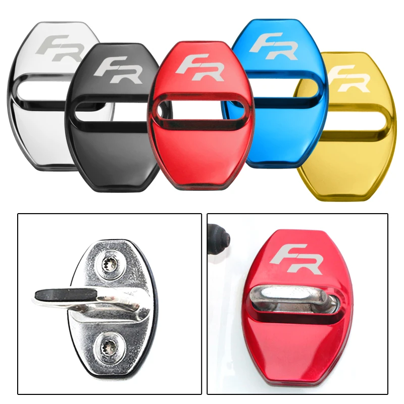 4pcs Car-Styling Door lock Cover stainless steel Car Emblem Fit For Seat FR leon cupra ibiza Car Sticker
4pcs Car-Styling Door lock Cover stainless steel Car Emblem Fit For Seat FR leon cupra ibiza Car Sticker
