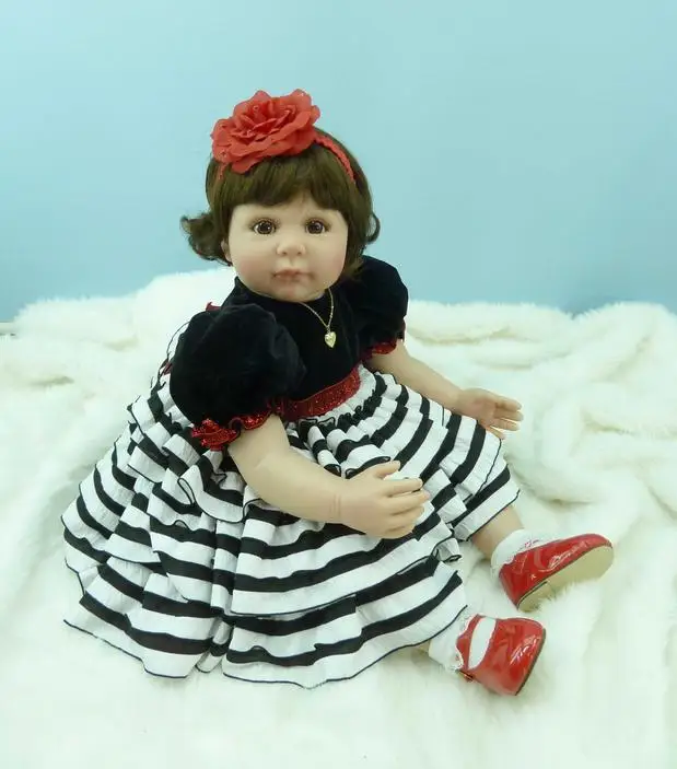 Silicone Vinyl Reborn Baby Doll toys about 30-55cm brinquedos lovely Accompany Sleep Baby Doll for child birthday gifts
Silicone Vinyl Reborn Baby Doll toys about 30-55cm brinquedos lovely Accompany Sleep Baby Doll for child birthday gifts