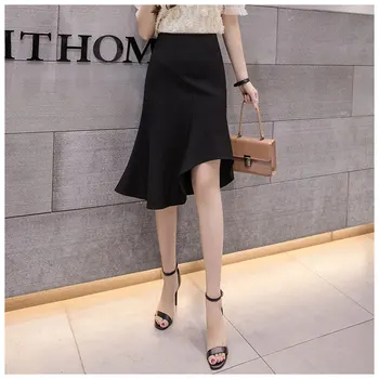 Women Black Office Asymmetrical Invisible Zipper Skirt 2018 Autumn High Waist Knee-length Ladies Skirts S-xxl
Women Black Office Asymmetrical Invisible Zipper Skirt 2018 Autumn High Waist Knee-length Ladies Skirts S-xxl