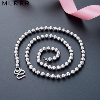 MLRRR Sterling 925 Silver Jewelry Simple Silver Beads Chain Choker Chain Necklace
MLRRR Sterling 925 Silver Jewelry Simple Silver Beads Chain Choker Chain Necklace
