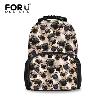 FORUDESIGNS Canvas Travel Backpack For Women Men 3D Pug Huskies Casual Laptop Bags Student School Bag Mochila Escolar Daypacks 
FORUDESIGNS Canvas Travel Backpack For Women Men 3D Pug Huskies Casual Laptop Bags Student School Bag Mochila Escolar Daypacks
