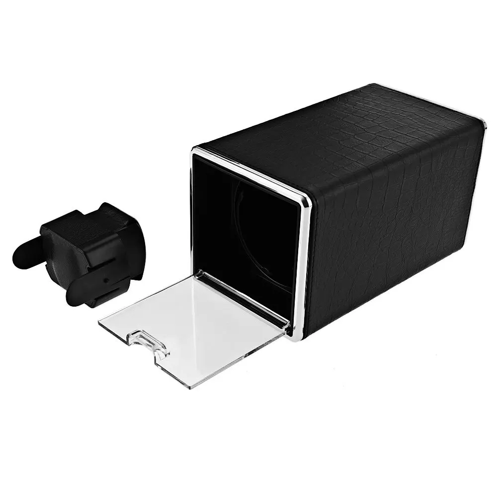 Automatic Rotation Watch Winder Display Box Transparent Cover Jewelry Storage Organizer with US Plug
Automatic Rotation Watch Winder Display Box Transparent Cover Jewelry Storage Organizer with US Plug
