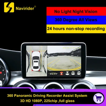 Navirider 3D HD 1080P 360 Degree Surround View Monitoring Panoram Car Cameras 4CH DVR Recorder with G sensor wide dynamic camera
Navirider 3D HD 1080P 360 Degree Surround View Monitoring Panoram Car Cameras 4CH DVR Recorder with G sensor wide dynamic camera