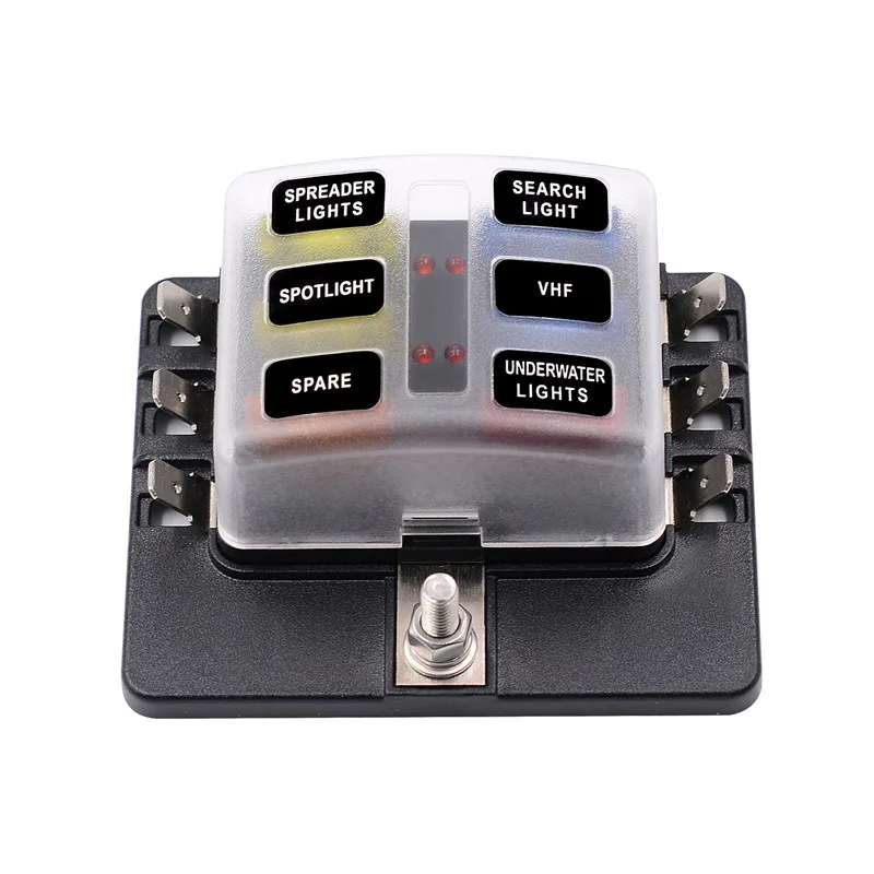 Fuse Set Mini Blade Fuses Zinc Alloy Auto Car Truck Fuse Assortment Kit 5A 10A 15A 20A 4Colors With Red LED Power Indicator
Fuse Set Mini Blade Fuses Zinc Alloy Auto Car Truck Fuse Assortment Kit 5A 10A 15A 20A 4Colors With Red LED Power Indicator