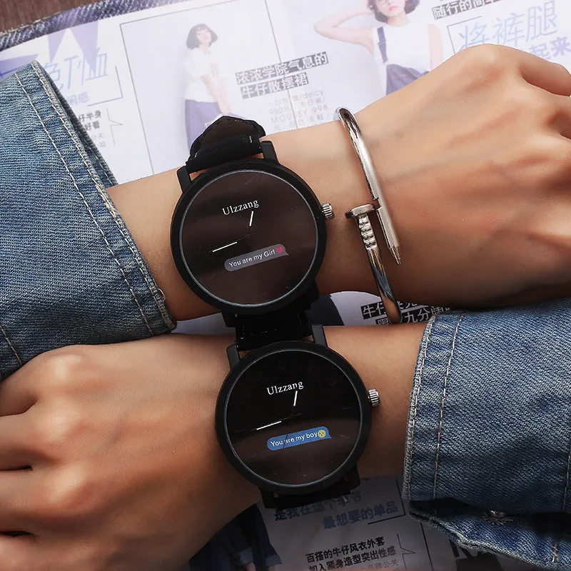Fashion Trendy Unique Lovers Quartz Watches Simple Cool Women Men Leather Wristwatch Boys Girls Watch Student Leisure Hours
Fashion Trendy Unique Lovers Quartz Watches Simple Cool Women Men Leather Wristwatch Boys Girls Watch Student Leisure Hours