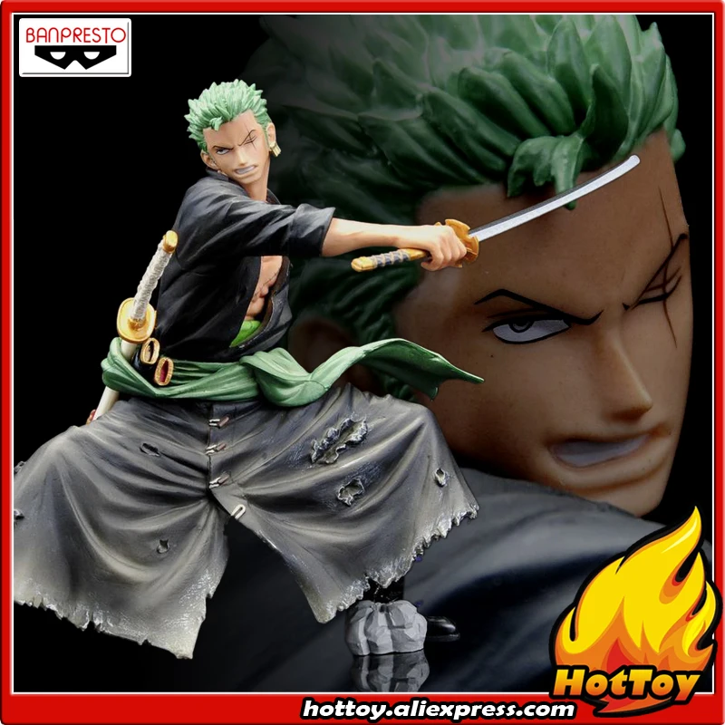 100% оригинальная коллекция Banpresto Zoukei Monogatari фигура-Roronoa.Zoro (специальный цвет Ver.) от