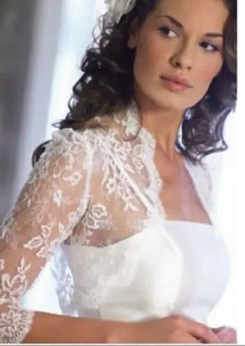 3/4 Sleeve Lace Ivory Shawl Bolero Wedding Jacket Bridal Shrug Wraps Custom Size T29
3/4 Sleeve Lace Ivory Shawl Bolero Wedding Jacket Bridal Shrug Wraps Custom Size T29