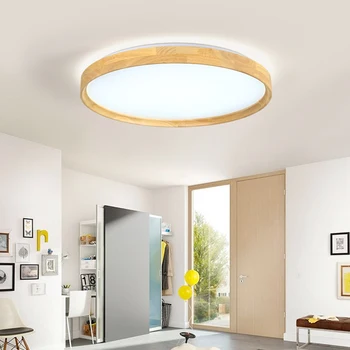 18W LED Modern Ceiling Light Round Wooden Ceiling Light Fixture Remote Control Indoor Bedroom Surface Mounted Decor Lighting
18W LED Modern Ceiling Light Round Wooden Ceiling Light Fixture Remote Control Indoor Bedroom Surface Mounted Decor Lighting