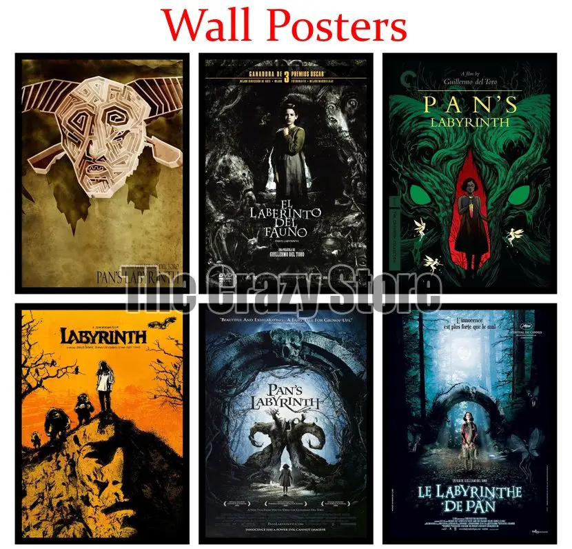 Фото Pan's Labyrinth Classic White Kraft Paper Painting movie Art Print Poster Wall Picture For Home Decor 42X30cm | Дом и сад