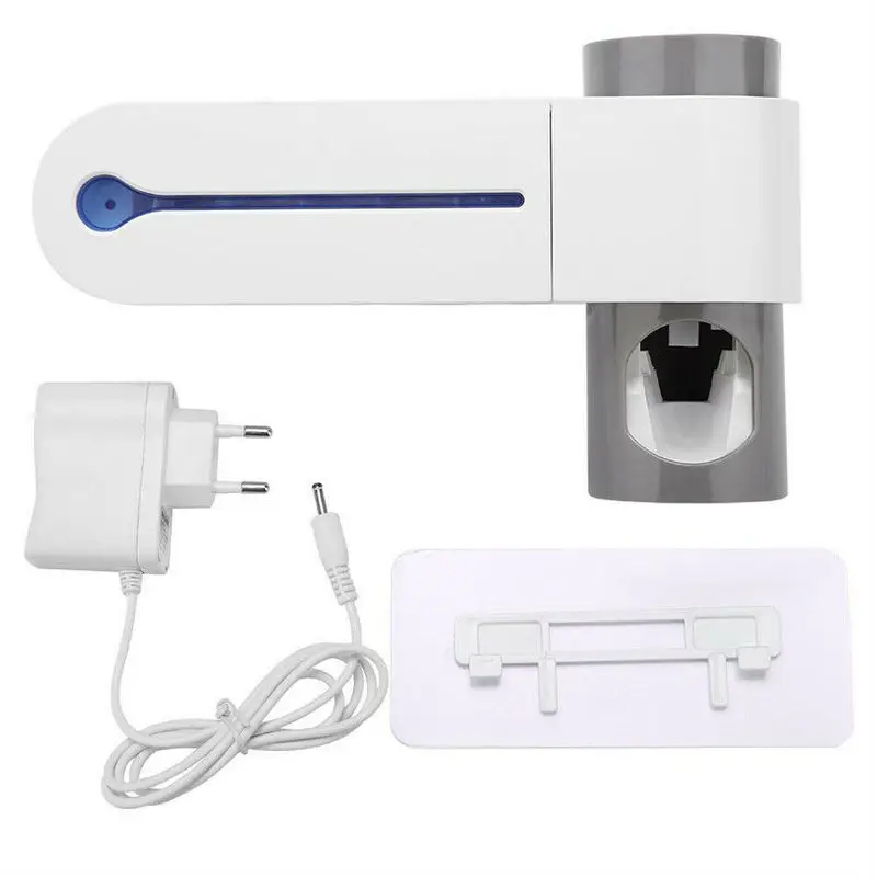 Automatic Toothpaste Dispenser UV Light Ultraviolet Toothbrush Sterilizer Tooth Brush Holder Oral Hygiene Cleaner Antibacteria
Automatic Toothpaste Dispenser UV Light Ultraviolet Toothbrush Sterilizer Tooth Brush Holder Oral Hygiene Cleaner Antibacteria