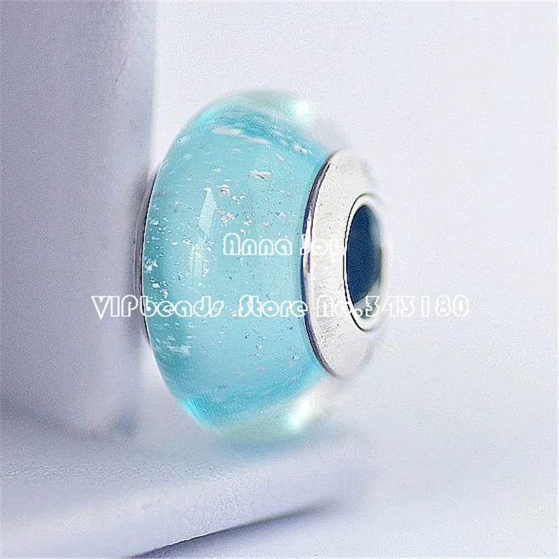 NEW 2pcs 925 Sterling Silver Elsa's Signature Color Fluorescence Murano Glass Beads Fits European Style Bracelets ZS309 
NEW 2pcs 925 Sterling Silver Elsa's Signature Color Fluorescence Murano Glass Beads Fits European Style Bracelets ZS309