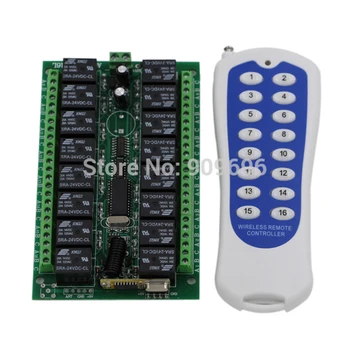DC24V 16CH Radio Controller RF Wireless Switch Remote Control Switch System 315Mhz Transmitter and Receiver
DC24V 16CH Radio Controller RF Wireless Switch Remote Control Switch System 315Mhz Transmitter and Receiver