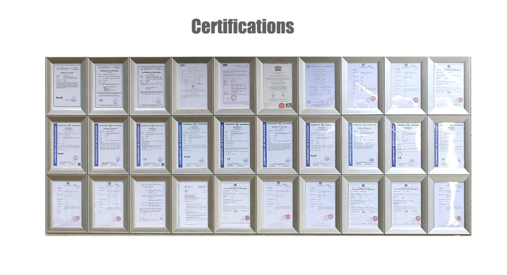 Certifications