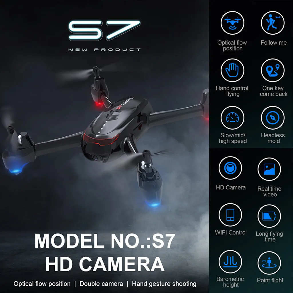 HIINST 2.4Ghz 4CH 1080P WIFI Optical Flow Dual Camera RC Quadcopter Drone 19APR30 P35
HIINST 2.4Ghz 4CH 1080P WIFI Optical Flow Dual Camera RC Quadcopter Drone 19APR30 P35