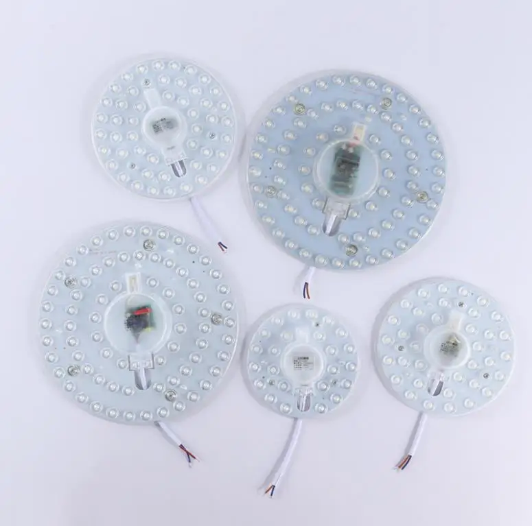 4pcs 12w 24w 36W Round 2835SMD LED Module ceiling lamp with optical len 110V 220V 85-265V LED Module lights for home bedroom
4pcs 12w 24w 36W Round 2835SMD LED Module ceiling lamp with optical len 110V 220V 85-265V LED Module lights for home bedroom