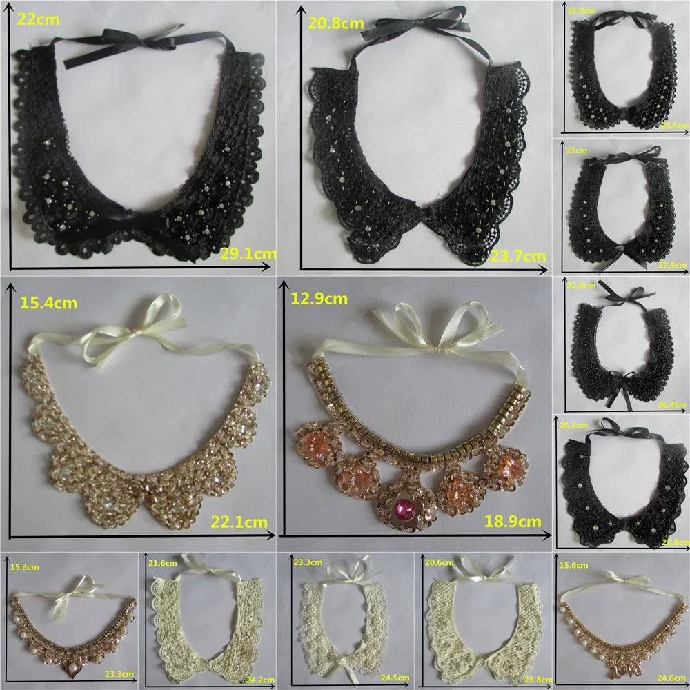 Hot sell High quality Lace Embroidery Neckline Beautiful Flower Applique Lace Collar DIY Clothing Accessory Craft 1pcs sell
Hot sell High quality Lace Embroidery Neckline Beautiful Flower Applique Lace Collar DIY Clothing Accessory Craft 1pcs sell