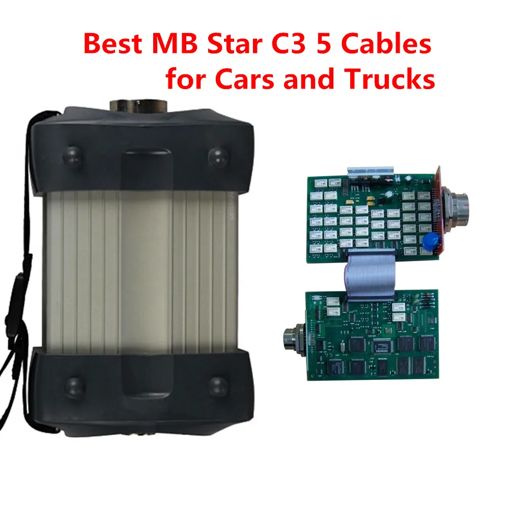 Best MB Star C3 Multiplexer 5 Cables Diagnostic Tool for Cars and Trucks Free Shipping
Best MB Star C3 Multiplexer 5 Cables Diagnostic Tool for Cars and Trucks Free Shipping
