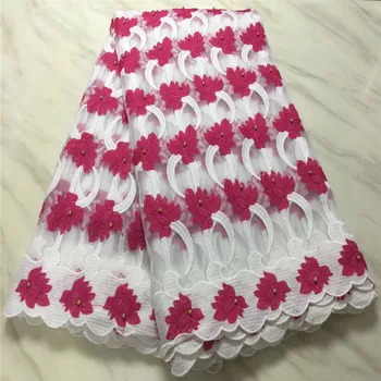 White And Fushia African French Lace Fabric With Beads French Tulle Beaded Lace Fabric 2018 Nigerian Fabric Lace 2018 For Party
White And Fushia African French Lace Fabric With Beads French Tulle Beaded Lace Fabric 2018 Nigerian Fabric Lace 2018 For Party