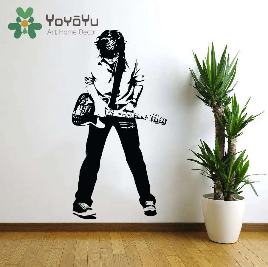 Teenage Rockstar Rock and Roll Wall Decal Art Home Wall Decor Sticker Poster Vinyl Teen boys Bedroom guitar Mural NY-81
Teenage Rockstar Rock and Roll Wall Decal Art Home Wall Decor Sticker Poster Vinyl Teen boys Bedroom guitar Mural NY-81