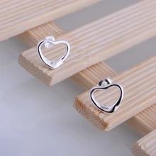 Женские серьги с кристаллом, блестящие серьги с серебряным покрытием, 925 пробы, серебряные серьги, LQ-E099, TVNKZOWU(China)