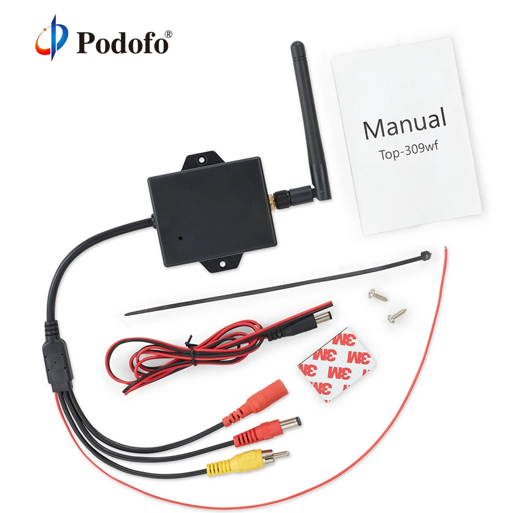 Podofo Car Backup Camera Realtime Video Wifi Transmitter Wireless Wifi Module Reversing Camera AV Steering Car Rear View Antenna
Podofo Car Backup Camera Realtime Video Wifi Transmitter Wireless Wifi Module Reversing Camera AV Steering Car Rear View Antenna