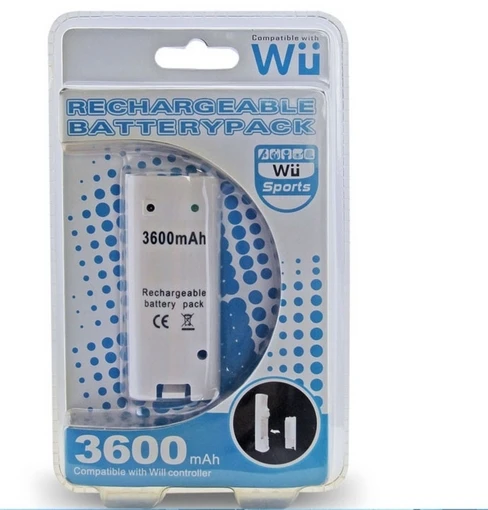 with original package 3600mAH Rechargeable Battery Charger Cable for Nintendo for Wii Remote Controller
with original package 3600mAH Rechargeable Battery Charger Cable for Nintendo for Wii Remote Controller