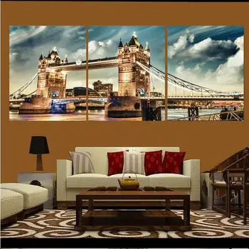 3 Piece HD Printed Abstract FAMOUS LANDMARK: LONDON BRIDGE - 3 PIECE PAINTIN Painting Canvas Print Wall Picture For Living Room
3 Piece HD Printed Abstract FAMOUS LANDMARK: LONDON BRIDGE - 3 PIECE PAINTIN Painting Canvas Print Wall Picture For Living Room
