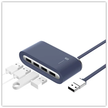 Mini 4 Port USB 2.0 HUB High Speed Micro Port HUB for MacBook Laptop Tablet Computer -Blue/White
Mini 4 Port USB 2.0 HUB High Speed Micro Port HUB for MacBook Laptop Tablet Computer -Blue/White