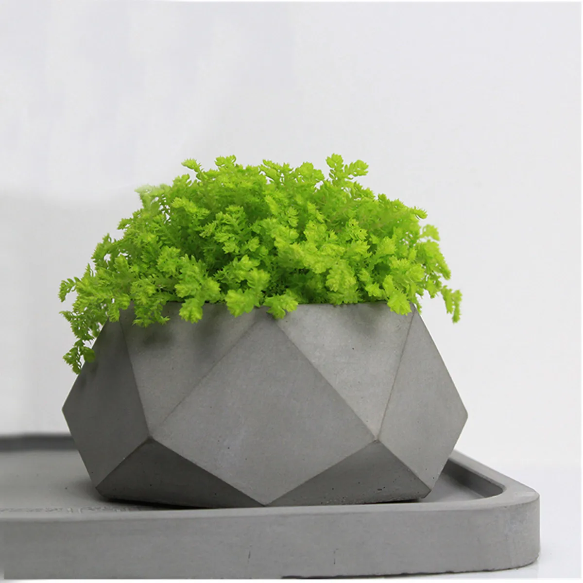 

DIY Geometrics Flowerpot Silicone Mold Flower Pots Cement Vase Mould Tools Planter Crafts Decoration Handmade Succulent Bonsai