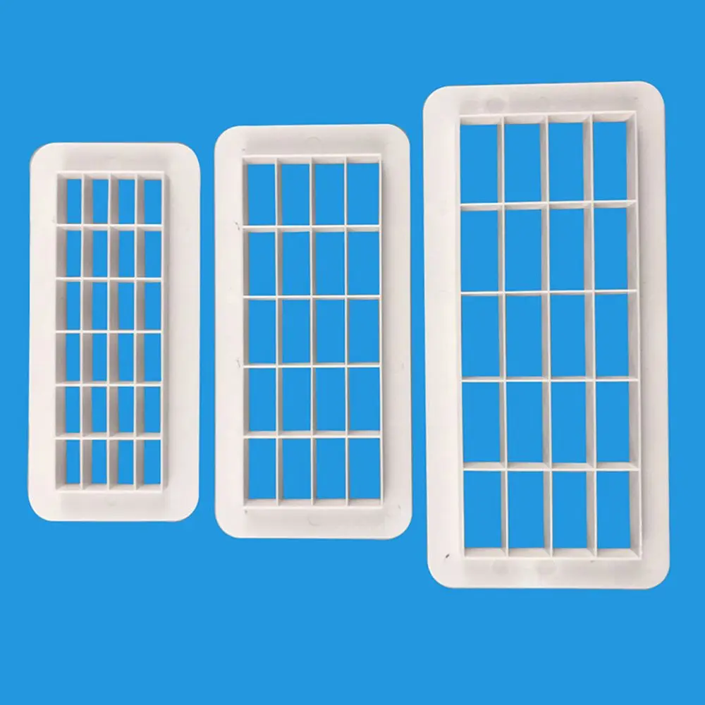 3 pcs Geometry Fondant Cookie Cutter Biscuit Cake Mold Rectangle Sugarcraft Cake Decorating Tools Baking Pastry Moulds
3 pcs Geometry Fondant Cookie Cutter Biscuit Cake Mold Rectangle Sugarcraft Cake Decorating Tools Baking Pastry Moulds