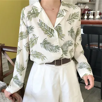 Women Vintage Tops Floral Print Shirts Elegant Long Sleeves Summer Blouse Blusas Femininas
Women Vintage Tops Floral Print Shirts Elegant Long Sleeves Summer Blouse Blusas Femininas