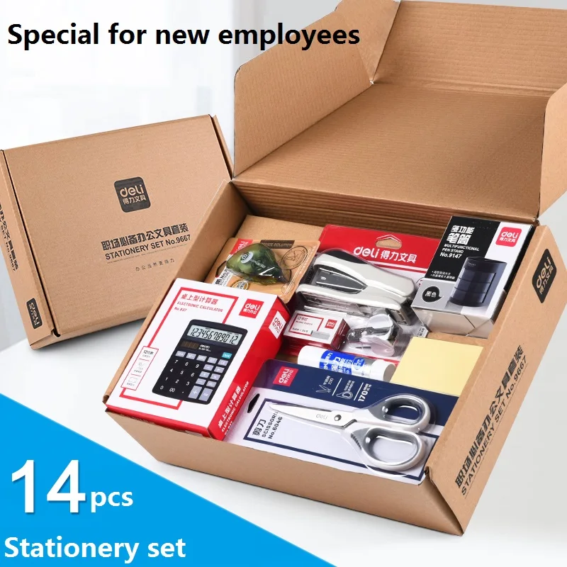 New employees Office Stationery Set 14 Pcs Desktop Office Supplies Combination Pen Holder File Folder Notebook Clear Book 9667
New employees Office Stationery Set 14 Pcs Desktop Office Supplies Combination Pen Holder File Folder Notebook Clear Book 9667