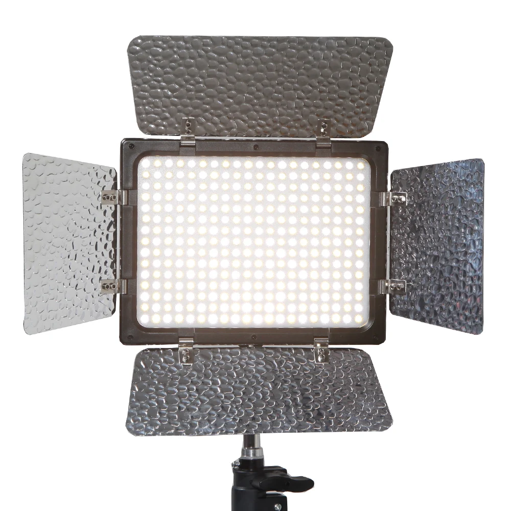 W300 LED Video Light with Adjustable Color Temperature 3200-6000K, Led Light for Canon Nikon Pentax Panasonic Sony Olympus DSLR
W300 LED Video Light with Adjustable Color Temperature 3200-6000K, Led Light for Canon Nikon Pentax Panasonic Sony Olympus DSLR