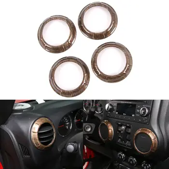 BBQ@FUKA 4Pcs ABS Front Dashboard Air Vent Outlet Cover Trim Ring Cover Car styling decoration For Jeep Wrangler 2011+
BBQ@FUKA 4Pcs ABS Front Dashboard Air Vent Outlet Cover Trim Ring Cover Car styling decoration For Jeep Wrangler 2011+