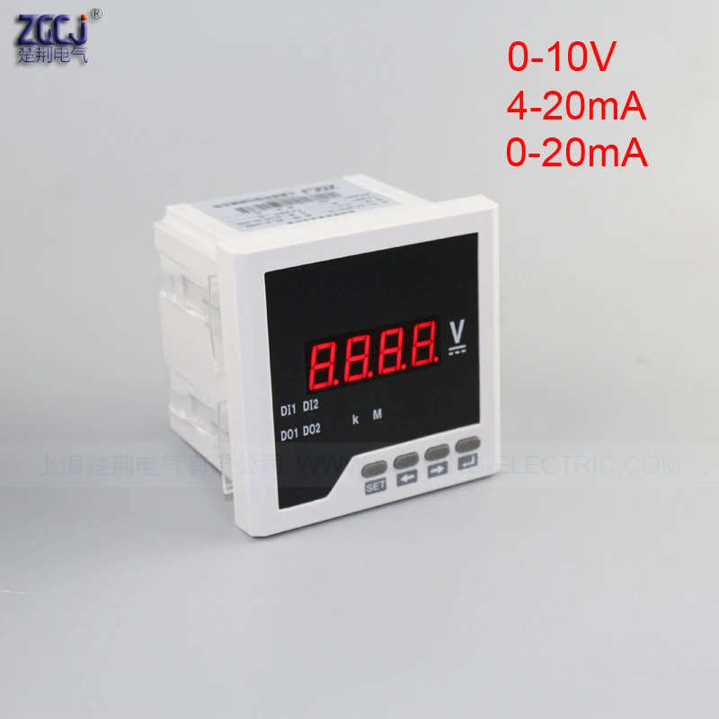 digital DC voltmeter with 4-20mA 0-10V 0-20mA transmit output voltage panel meter with one way analog signal transmit output
digital DC voltmeter with 4-20mA 0-10V 0-20mA transmit output voltage panel meter with one way analog signal transmit output