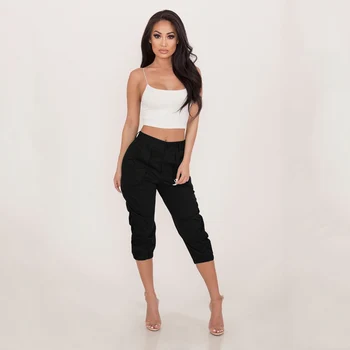 Harem Pants Women High Waist Pockets Zipper Fly Calf Length Harem Pants Trousers Casual Capris Pantalones Plus Size 2XL
Harem Pants Women High Waist Pockets Zipper Fly Calf Length Harem Pants Trousers Casual Capris Pantalones Plus Size 2XL