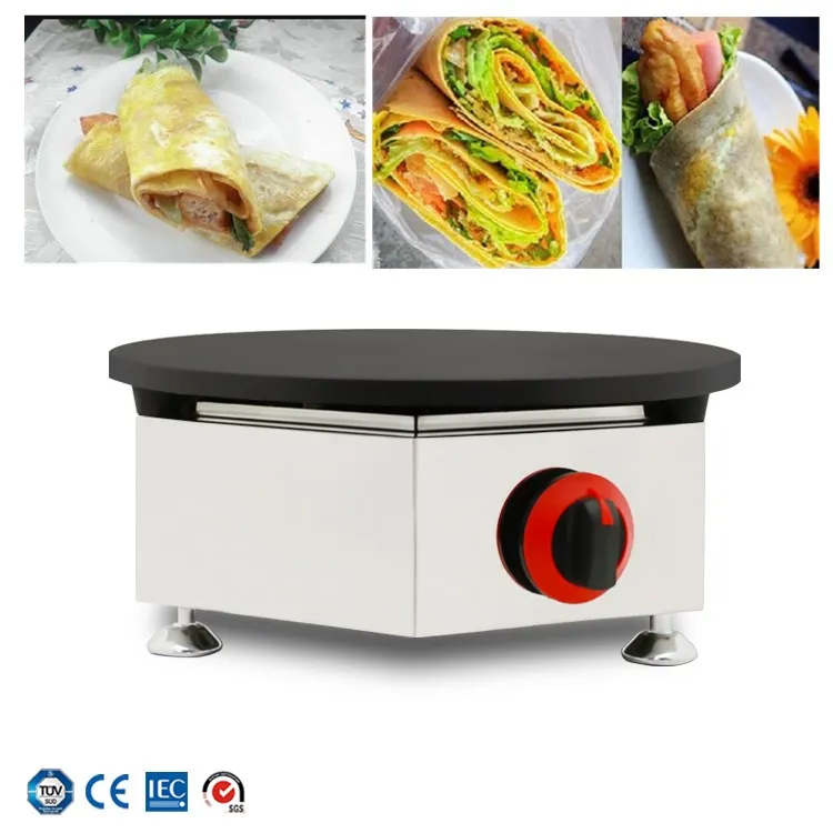 40cm Single Head LPG Gas Crepe Maker/ Commercial Stainless Steel Gas Crepe Machine/Pancake Machine
40cm Single Head LPG Gas Crepe Maker/ Commercial Stainless Steel Gas Crepe Machine/Pancake Machine