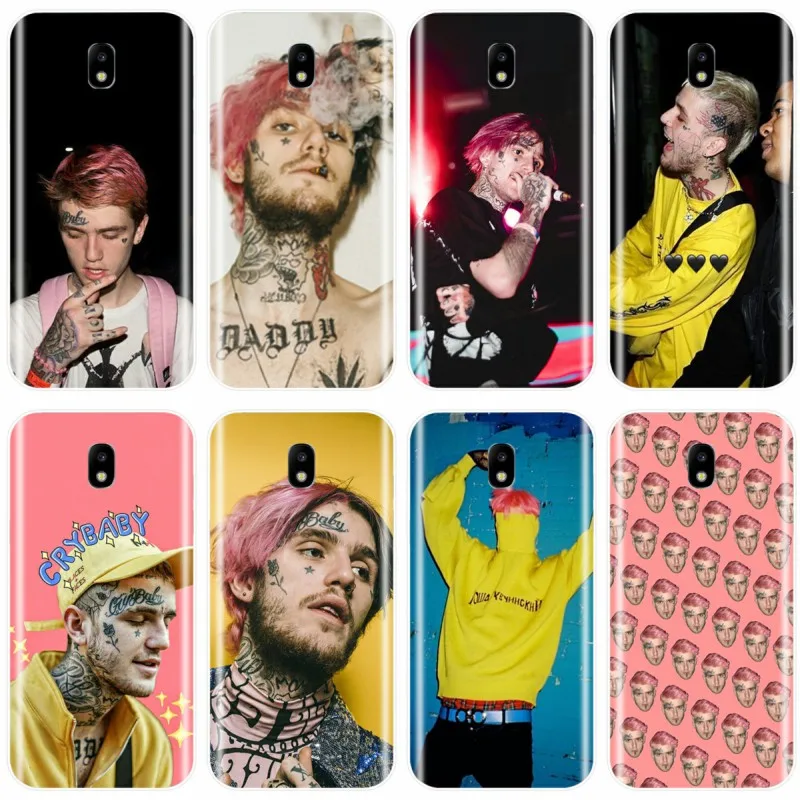 Lil Peep Case for Apple iPhone Cover TPU Phone For Samsung Galaxy J3 J4 J6 J8 2018 J5 J7 2017 2016 J3PRO PLUS | Мобильные телефоны