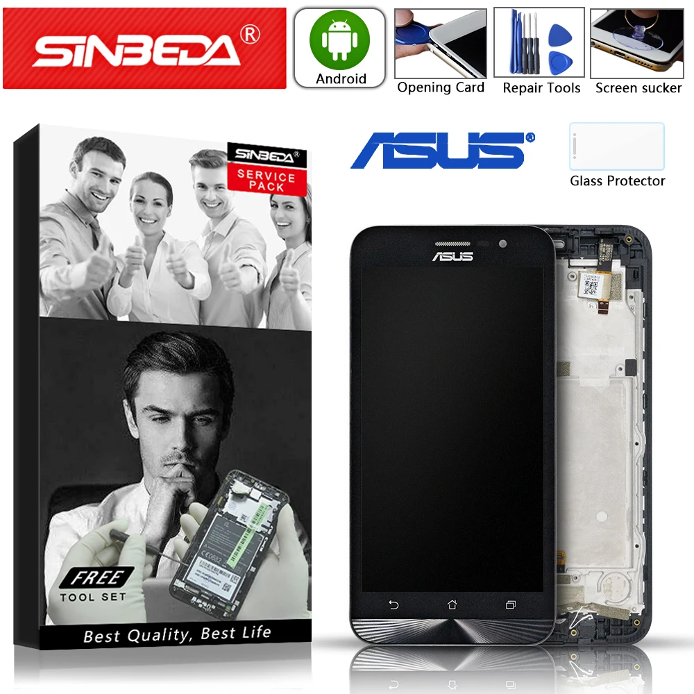 5.0" Original Display For ASUS Zenfone Go 5 Lite ZB500KG LCD Touch Screen with Frame For Asus ZB500KG Display Digitizer Assemble
5.0" Original Display For ASUS Zenfone Go 5 Lite ZB500KG LCD Touch Screen with Frame For Asus ZB500KG Display Digitizer Assemble