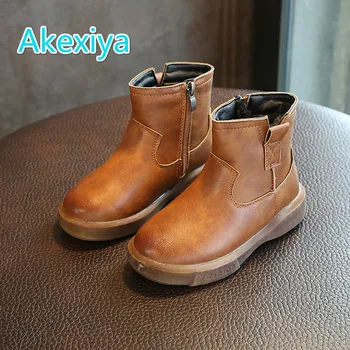 Kids Shoes Autumn and Winter Korean Boots for Children's with Velvet Pu Leather and Warm Martin Boots 27-37
Kids Shoes Autumn and Winter Korean Boots for Children's with Velvet Pu Leather and Warm Martin Boots 27-37