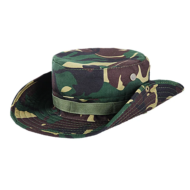 Sun Rainproof Army Hat Camouflage Hat Rider Cowboy Western Cap Montana Travel Sunhat Round Hats Jungle Combat Real CS
Sun Rainproof Army Hat Camouflage Hat Rider Cowboy Western Cap Montana Travel Sunhat Round Hats Jungle Combat Real CS