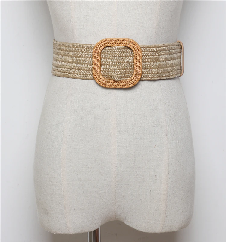 Vintage Woven Pattern Women Belts Buckle Knitted Bead Waist Rope Belt Woman Woven Female Braided Belt
Vintage Woven Pattern Women Belts Buckle Knitted Bead Waist Rope Belt Woman Woven Female Braided Belt