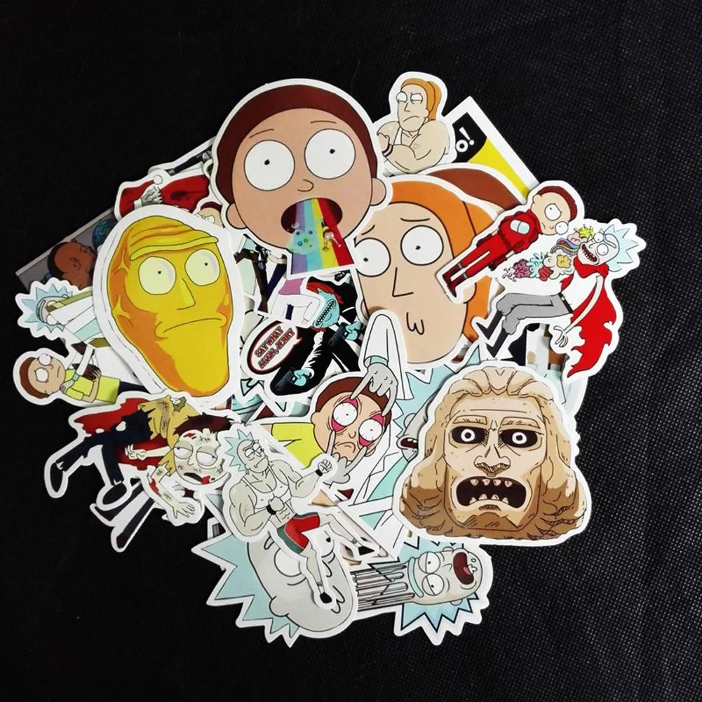35Pcs Car PVC Sticker Animation Rick And Morty Notebook/Refrigerator/Skateboard/Trolley Case/Backpack/Tables/Book Sticker
35Pcs Car PVC Sticker Animation Rick And Morty Notebook/Refrigerator/Skateboard/Trolley Case/Backpack/Tables/Book Sticker