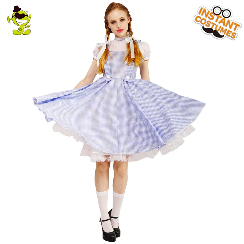 New Arrival Lady's Wizard Of OZ Dorothy Dress for Carnival Party Role Play Fancy Dress Girl's Dorothy Dress Party Costumes
New Arrival Lady's Wizard Of OZ Dorothy Dress for Carnival Party Role Play Fancy Dress Girl's Dorothy Dress Party Costumes