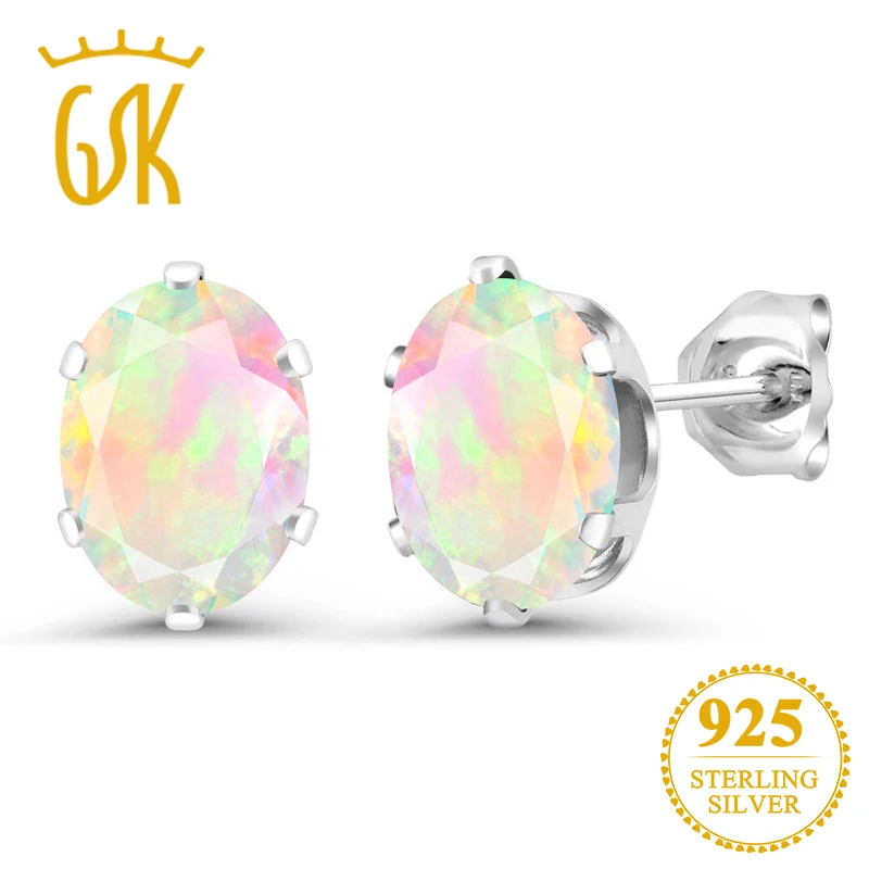 GemStoneKing 1.50 Ct Oval 8x6mm Natural White Opal Stud Earrings Solid 925 Sterling Silver Fine Jewelry For Women
GemStoneKing 1.50 Ct Oval 8x6mm Natural White Opal Stud Earrings Solid 925 Sterling Silver Fine Jewelry For Women