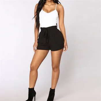 S-XXL Plus Size Casual Shorts For Womens Loose Shorts Lace Up Slim High Waist Short Trouser Beach Bowknot Fashion Short Trousers
S-XXL Plus Size Casual Shorts For Womens Loose Shorts Lace Up Slim High Waist Short Trouser Beach Bowknot Fashion Short Trousers