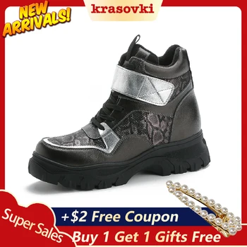 Krasovki Women Boots Winter Fashion Snake Print Warm Dropshipping Breathable Sewing Solid Flat Bottom Ankle Leisure Women Boots 
Krasovki Women Boots Winter Fashion Snake Print Warm Dropshipping Breathable Sewing Solid Flat Bottom Ankle Leisure Women Boots