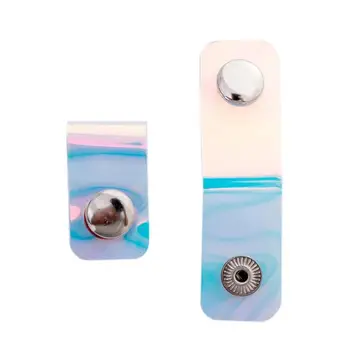 Line Storage Clip PVC Laser Snap Button Winder Earphone Data Wire Organizer 2*7.5cm
Line Storage Clip PVC Laser Snap Button Winder Earphone Data Wire Organizer 2*7.5cm