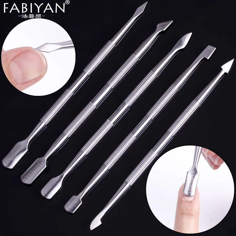 Double Sides Nail Art Dead Skin Pusher Cuticle Remover Stainless Steel Push Finger Spoon Metal Tips Manicure Tools Pedicure Care
Double Sides Nail Art Dead Skin Pusher Cuticle Remover Stainless Steel Push Finger Spoon Metal Tips Manicure Tools Pedicure Care