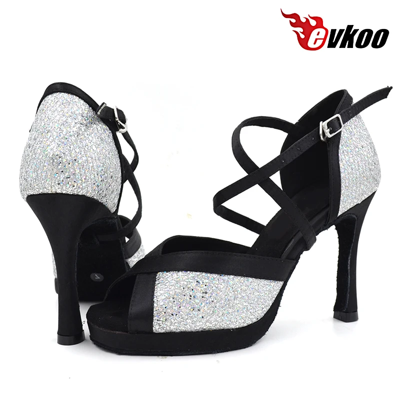 518 Women Girl lady/'s Ballroom Tango Latin Dance Dancing Shoes Black+Red color